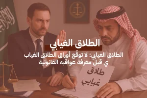 الطلاق الغيابي: لا توقّع أوراق الطلاق الغيابي قبل معرفة عواقبه القانونية