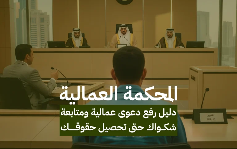 المحكمة العمالية: دليل رفع دعوى عمالية ومتابعة شكواك حتى تحصيل حقوقك