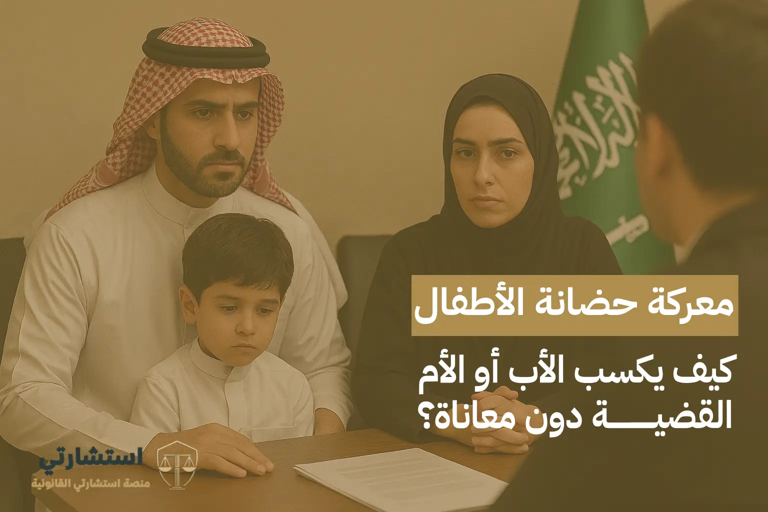 معركة حضانة الأطفال: كيف يكسب الأب أو الأم القضية دون معاناة؟