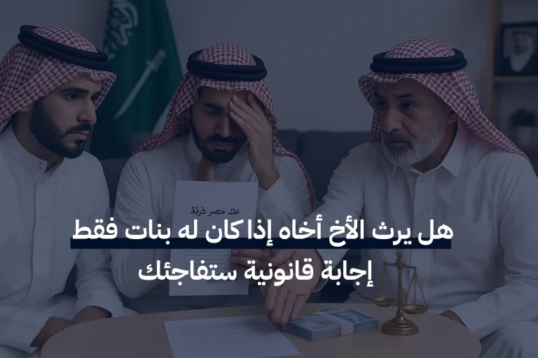 هل يرث الأخ أخاه إذا كان له بنات فقط؟ إجابة قانونية ستفاجئك