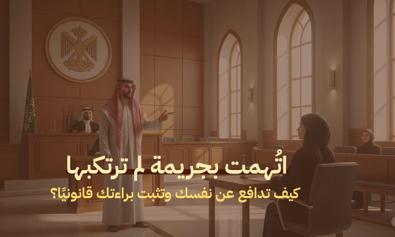 اتُهمت بجريمة لم ترتكبها: كيف تدافع عن نفسك وتثبت براءتك قانونيًا؟