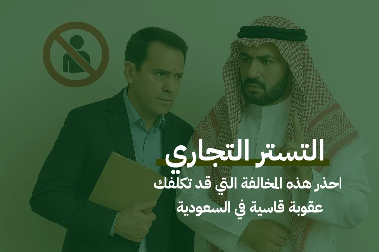 التستر التجاري: احذر هذه المخالفة التي قد تكلفك عقوبة قاسية في السعودية