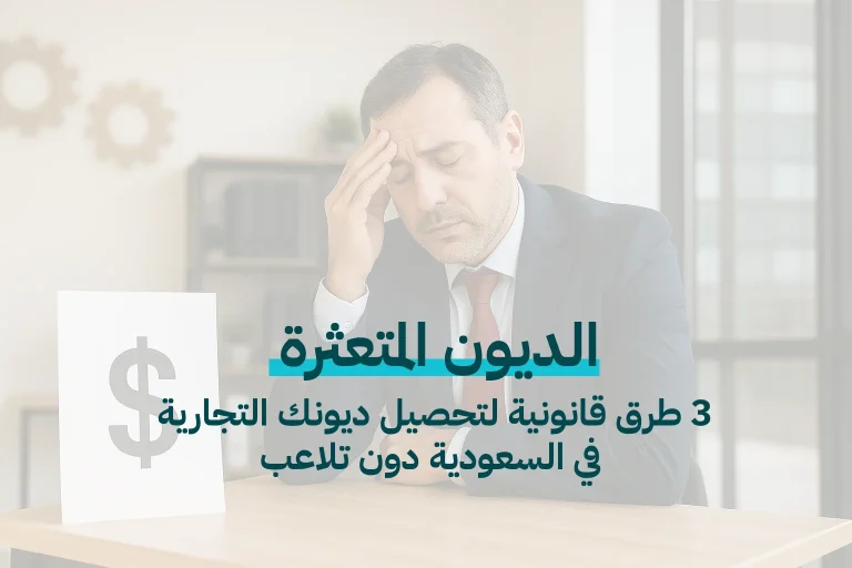الديون المتعثرة: 3 طرق قانونية لتحصيل ديونك التجارية في السعودية دون تلاعب