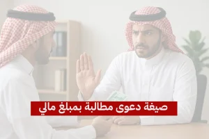 صيغة دعوى مطالبة بمبلغ مالي: نموذج قانوني قوي لاستعادة أموالك بسرعة