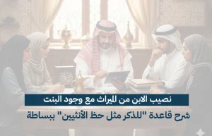 نصيب الابن من الميراث مع وجود البنت: شرح قاعدة "للذكر مثل حظ الأنثيين" ببساطة