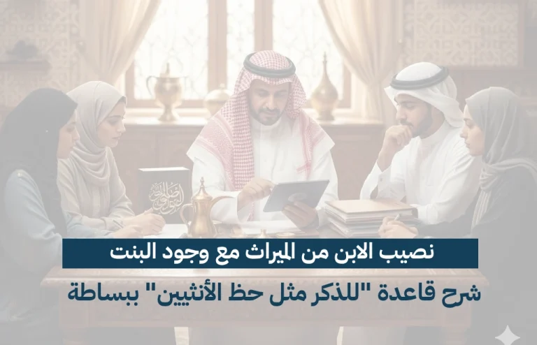 نصيب الابن من الميراث مع وجود البنت: شرح قاعدة "للذكر مثل حظ الأنثيين" ببساطة