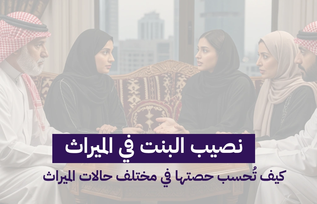 نصيب البنت في الميراث: كيف تُحسب حصتها في مختلف حالات الميراث؟