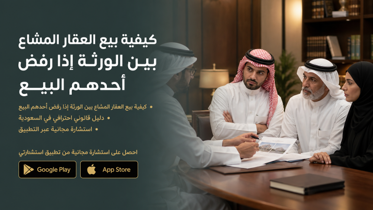 كيفية بيع العقار المشاع بين الورثة إذا رفض أحدهم البيع