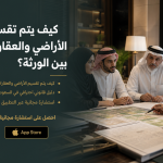 كيف يتم تقسيم الأراضي والعقارات الكبيرة بين الورثة؟