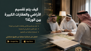 كيف يتم تقسيم الأراضي والعقارات الكبيرة بين الورثة؟