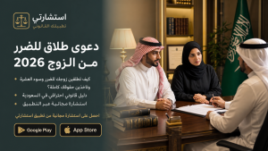 دعوى طلاق للضرر من الزوج 2026