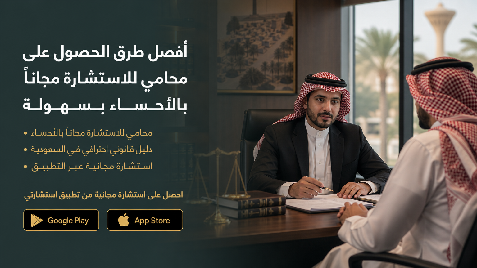 أفضل طرق الحصول على محامي للاستشارة مجاناً بالأحساء بسهولة