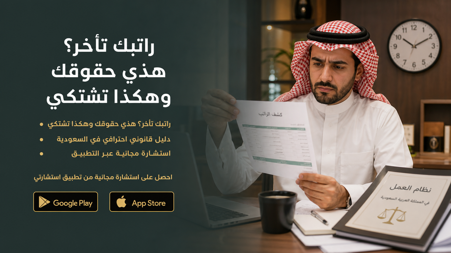 راتبك تأخر؟ هذي حقوقك وهكذا تشتكي