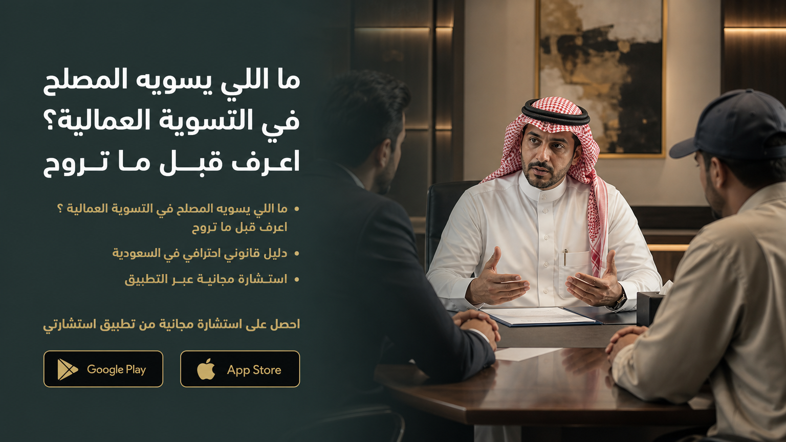 ما اللي يسويه المصلح في التسوية العمالية؟ اعرف قبل ما تروح