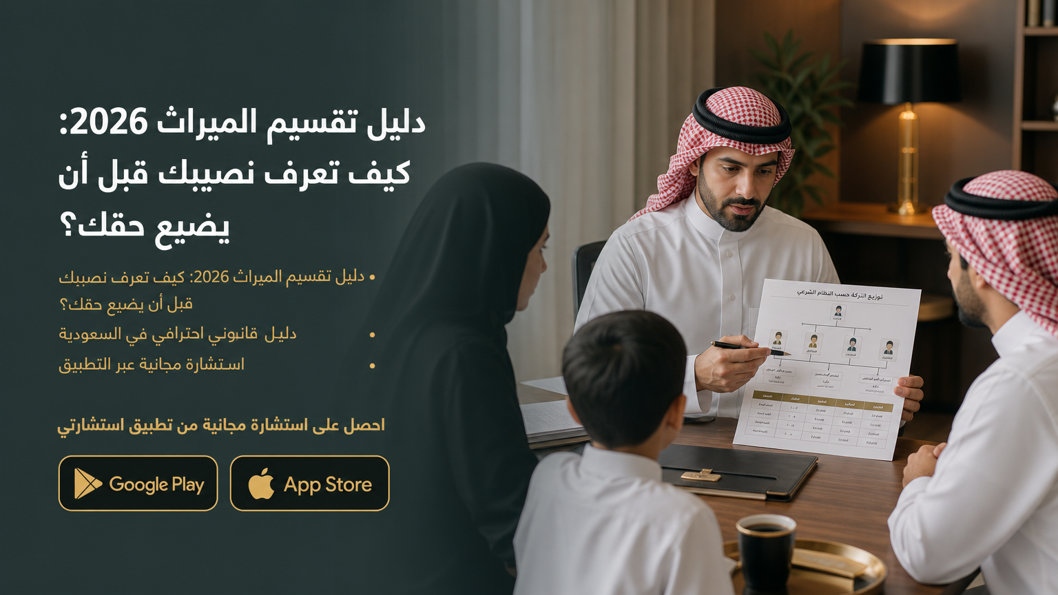 دليل تقسيم الميراث 2026: كيف تعرف نصيبك قبل أن يضيع حقك؟