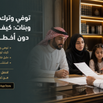 توفي وترك زوجة وأبناء وبنات: كيف توزع التركة دون أخطاء مكلفة؟