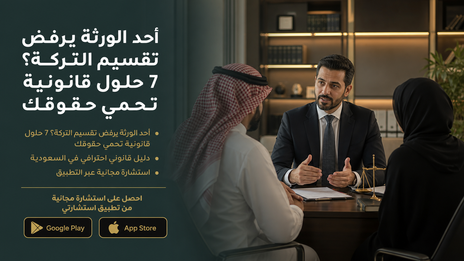 أحد الورثة يرفض تقسيم التركة؟ 7 حلول قانونية تحمي حقوقك