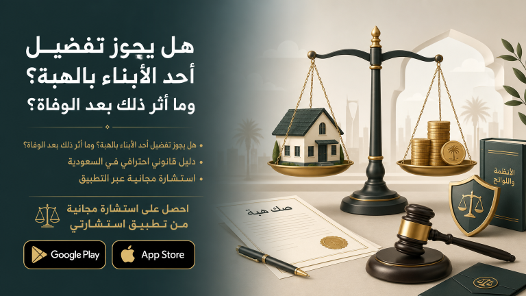 هل يجوز تفضيل أحد الأبناء بالهبة؟ وما أثر ذلك بعد الوفاة؟