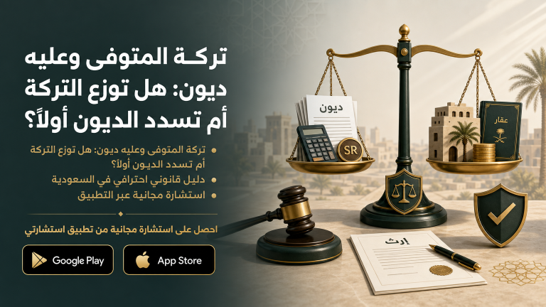 تركة المتوفى وعليه ديون: هل توزع التركة أم تسدد الديون أولاً؟