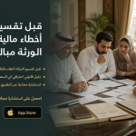 قبل تقسيم التركة: أخطاء مالية قد تكلف الورثة مبالغ كبيرة