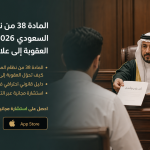 المادة 38 من نظام المخدرات السعودي 2026: كيف تحوّل العقوبة إلى علاج بدون سجن؟