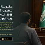 عقوبة المخدرات للمقيمين في السعودية 2026: الترحيل والإبعاد ومنع العودة