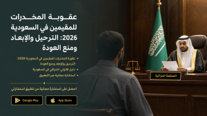 عقوبة المخدرات للمقيمين في السعودية 2026: الترحيل والإبعاد ومنع العودة