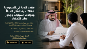مقدار الدية في السعودية 2026: دية القتل الخطأ وحوادث السيارات وجدول ديات الأعضاء