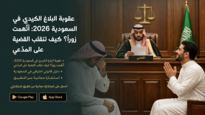 عقوبة البلاغ الكيدي في السعودية 2026: اتُّهمت زورًا؟ كيف تنقلب القضية على المدّعي