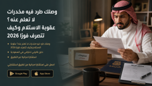 وصلك طرد فيه مخدرات لا تعلم عنه؟ عقوبة الاستلام وكيف تتصرف فورًا 2026