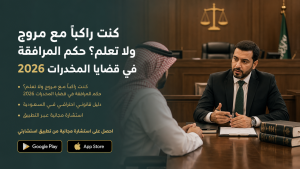 كنت راكبًا مع مروج ولا تعلم؟ حكم المرافقة في قضايا المخدرات 2026