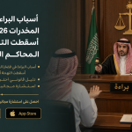 أسباب البراءة في قضايا المخدرات 2026: 7 دفوع أسقطت التهمة أمام المحاكم السعودية