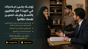 زوجك يخبئ مخدرات في البيت؟ هل تُعاقبين بالتستر وكيف تحمين نفسك نظاميًا