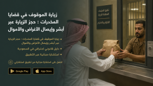 زيارة الموقوف في قضايا المخدرات : حجز الزيارة عبر أبشر وإيصال الأغراض والأموال