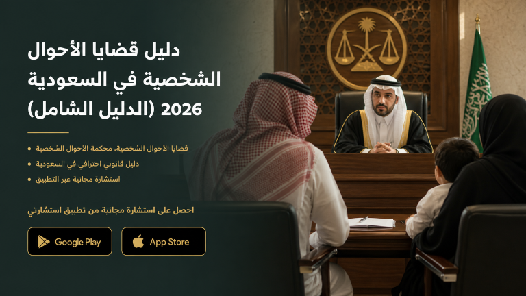 دليل قضايا الأحوال الشخصية في السعودية 2026 (الدليل الشامل)